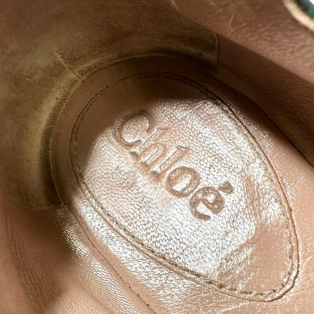 Chloe LAUREN Leather Scalloped Ballet Flats. Made in Italy US 7.5 - Picture 8 of 14
